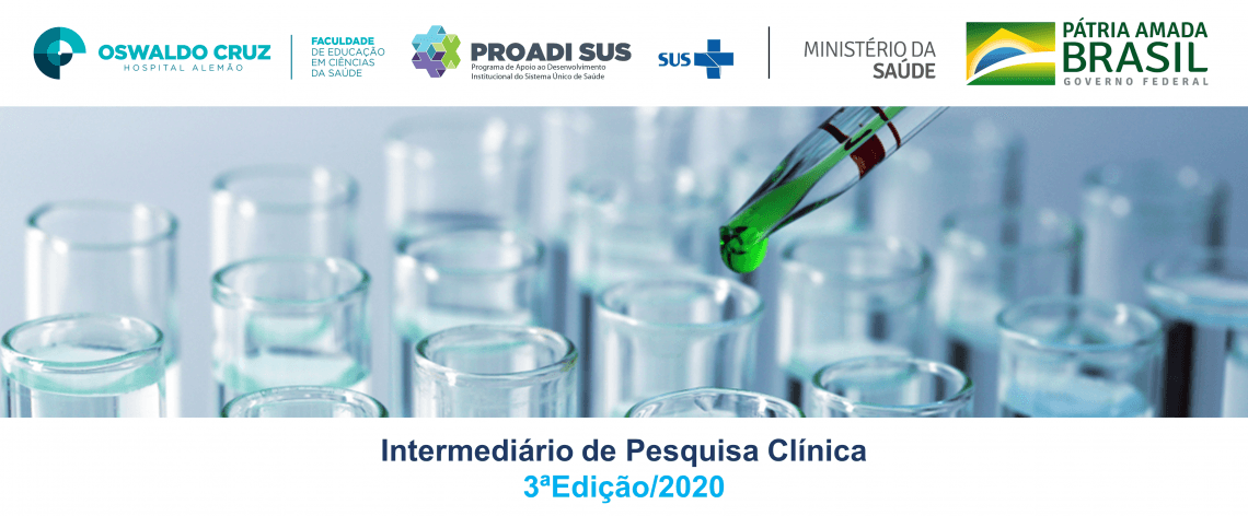 Inscrições abertas para curso de Pesquisa Clínica do Hospital Alemão Oswaldo Cruz