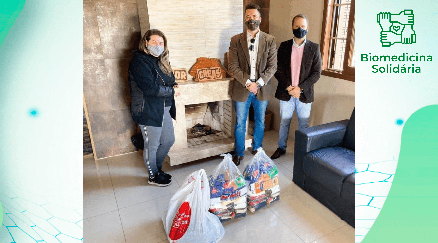 Roupas e alimentos são entregues ao Centro de Assistência Social de Tramandaí