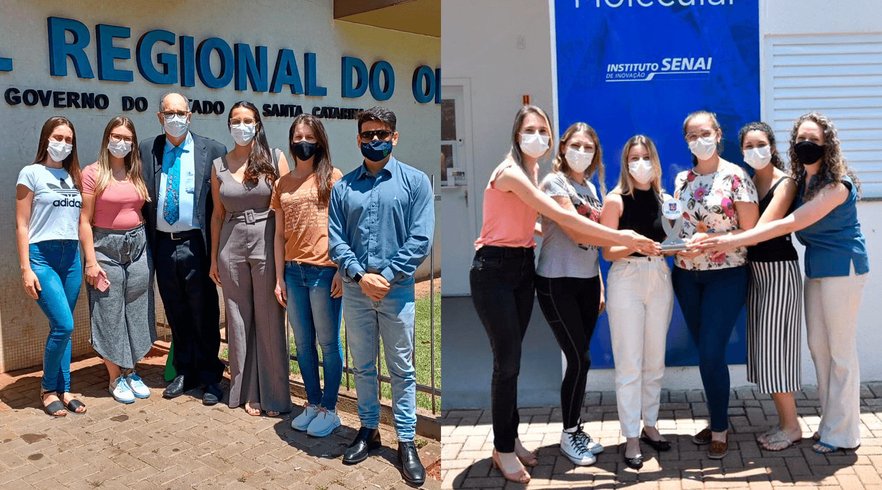 Laboratórios de Chapecó são premiados por trabalho na pandemia